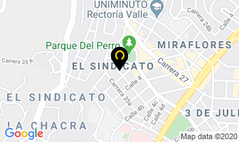Mapa de Alquiler De Vestidos Paula Ramirez en Cali