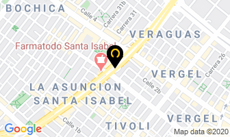 Mapa de Alquiler Disfraces Dora en Bogotá D.C