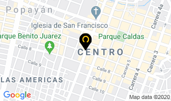 Mapa de Alquiler Venta Y Confección Casa Moda en Popayán