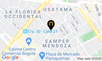 Mapa de Alquiler Y Andamios Ltda. en Bogotá D.C