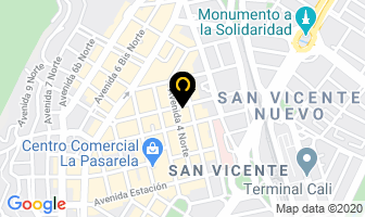 Mapa de Alquiler Y Venta Oximed en Cali