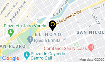 Mapa de Alta Pintura Automotriz en Cali