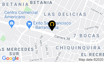 Mapa de Altamar Almendrade Antonio en Barranquilla