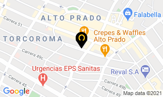 Mapa de Altamoda Ltda. en Barranquilla