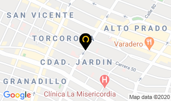 Mapa de Altavista Net en Barranquilla
