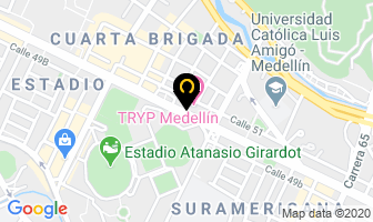 Mapa de Altimak Ltda en Medellín