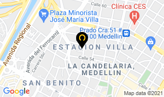 Mapa de Alto Contrate en Medellín