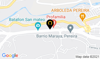 Mapa de Alturas All Clean en Pereira