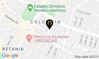 Mapa de Alumarket S.a. en Barranquilla