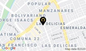 Mapa de Alumetales Ltda en Cali
