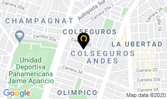Mapa de Aluminio Nacional S.a. en Cali