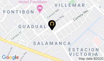 Mapa de Aluminios De Occidente en Bogotá D.C
