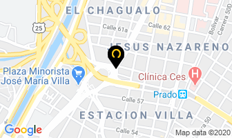 Mapa de Aluminios Estrada en Medellín