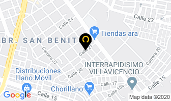 Mapa de Aluminios Franar en Villavicencio