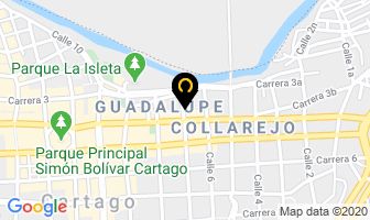 Mapa de Aluminios J.g. en Cartago