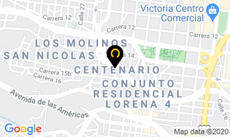 Mapa de Aluminios Y Acabados en Pereira