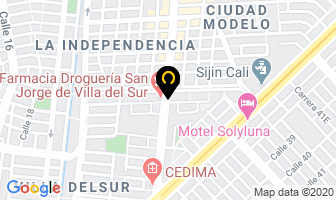 Mapa de Aluminios Y Puertas Electricas J.m. en Cali