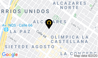 Mapa de Aluminios y Sistemas Ltda. en Bogotá D.C