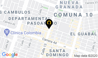 Mapa de Aluminios Y Vidrios Jg en Cali