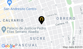 Mapa de Aluminios Zaralum en Cali