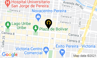 Mapa de Aluminos, Modulares Y Cocinas en Pereira