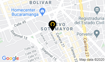 Mapa de Alumtep en Bucaramanga