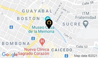 Mapa de Alumvid en Medellín
