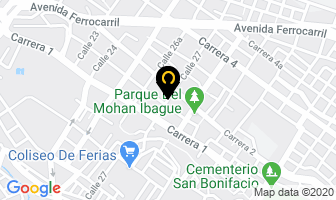 Mapa de Alviautos en Ibagué