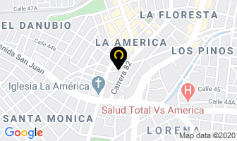Mapa de Am Oficinas Modulares en Medellín