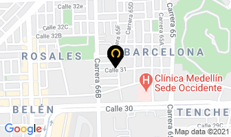 Mapa de Ama In Operations S.a.s. en Medellín