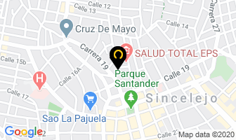 Mapa de Amadeus Peluquería en Sincelejo