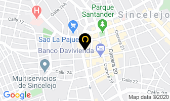 Mapa de Amador Paternina Inis en Sincelejo