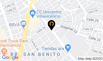 Mapa de Amasa Ltda. en Villavicencio