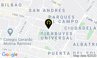 Mapa de Ambar Andina Logística De Eventos. en Bogotá D.C
