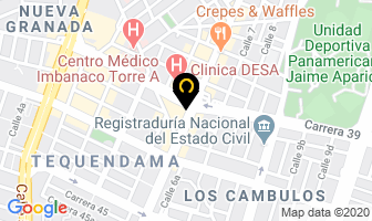 Mapa de Ambientes Arquitectónicos & Decoración Ltda. en Cali