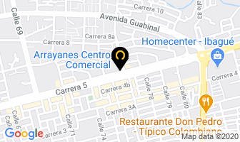 Mapa de Ambientes Decorativos en Ibagué