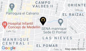 Mapa de Ambienttes en Medellín
