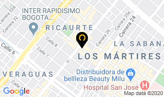 Mapa de Ambrosio Lamus R en Bogotá D.C