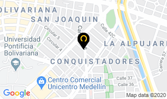 Mapa de Ambulancia Código 1 en Medellín