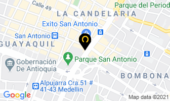 Mapa de Ambulancias España en Medellín
