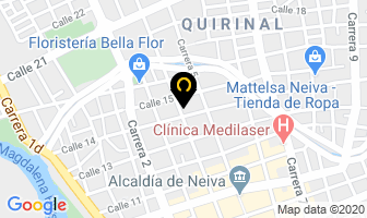 Mapa de Ambulancias Samu Ips en Neiva