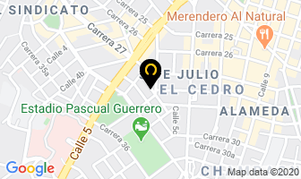 Mapa de Ambulancias Santa Rita en Cali