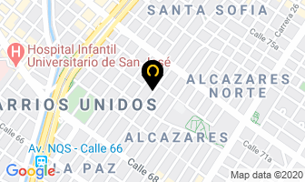Mapa de Amc Análisis De Colombia Ltda. en Bogotá D.C