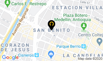 Mapa de Amc Bobinados en Medellín