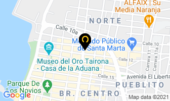 Mapa de Amd Ciber-café en Santa Marta