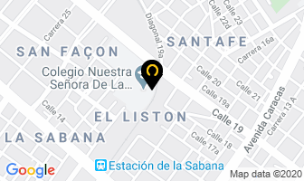 Mapa de American Cheese-cakes en Bogotá D.C