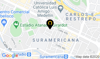 Mapa de American insap ltda en Medellín