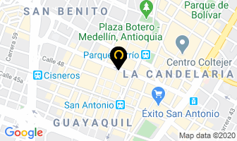 Mapa de American Shox en Medellín