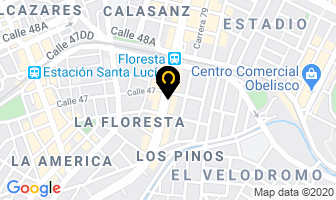 Mapa de American System Service Sas en Medellín