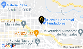 Mapa de American Tenis en Manizales